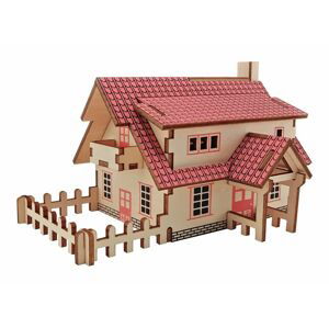 Woodcraft Dřevěné 3D puzzle Ranč