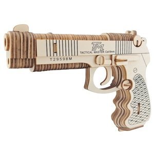 Woodcraft Dřevěné 3D puzzle Pistole M92F
