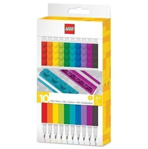 LEGO Gelová pera, mix barev - 10 ks