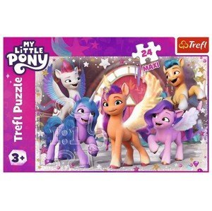 Trefl Puzzle 24 Maxi - Veselý den Poníků / Hasbro, My Little Pony