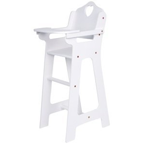 Small Foot Dřevěná židle pro panenky bílá