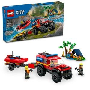 LEGO® City 60412 Hasičské auto 4x4 a záchranný člun