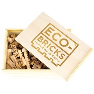 ECO-BRICKS Classic dřevěná stavebnice 145 dílků