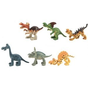 Veselí dinosauři plast 9-11cm 6ks