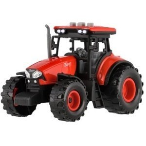 Traktor Zetor plast 9x14cm na setrvačník na bat. se světlem se zvukem