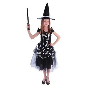 Dětský kostým čarodějnice Netopýrka (M), Čarodějnice / Halloween