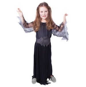 Dětský kostým černá čarodějnice (M)