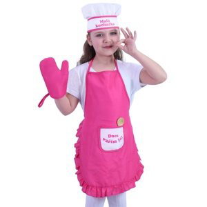 Dětský kostým kuchařka s příslušenstvím