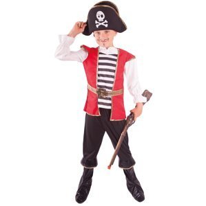Dětský kostým pirát s kloboukem (S)