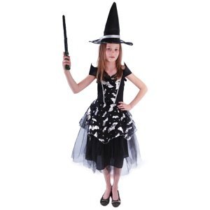 Dětský kostým netopýrka čarodějnice/Halloween (S)