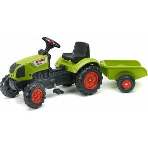 FALK Šlapací traktor 2040 Claas Arion s vlečkou