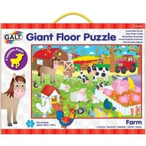 Galt Velké podlahové puzzle - na farmě, 30 ks