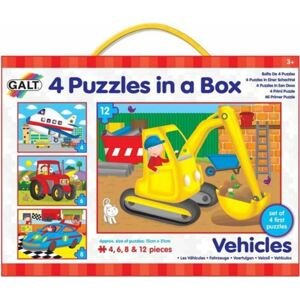 Galt 4 Puzzle v krabici - Dopravní prostředky