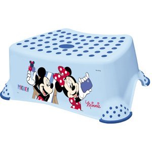 Stupínek k WC / umyvadlu "Mickey & Minnie", Blue