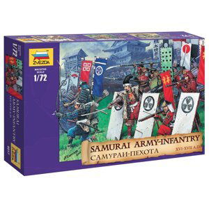 Wargames (AOB) figurky 8017 - Samuray Infantry XVI-XVII AD (1:72)