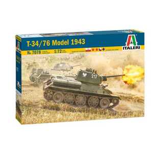 Model Kit tank 7078 - T-34/76 Model 1943 (1:72)