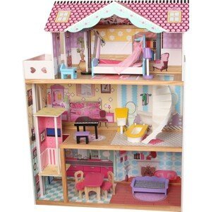 Dřevěný domeček pro panenky velikost Barbie 82x30x110 cm