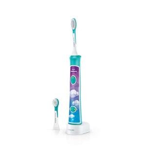 Zubní kartáček pro děti elektrická Sonicare zelená s bluetooth