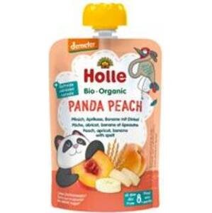Hollis Panda Peach Bio pyré broskev meruňka banán špalda 100 g (8+)