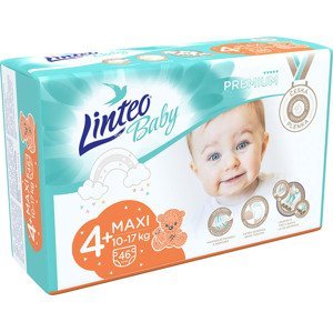 LINTEO BABY Pleny Baby Prémium MAXI+ (10-17 kg) 46 ks