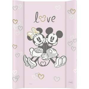 CEBA Podložka přebalovací s pevnou deskou COMFORT 50x70 Disney Minnie & Mickey Pink