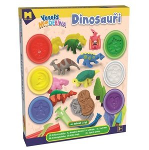 Veselá plastelína dinosauři