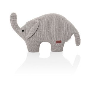 Pletená hračka slon, GREY