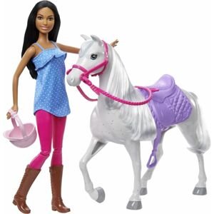 Mattel Barbie Panenka na projížďce s koněm HCJ53