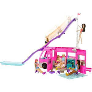 Mattel Barbie Karavan snů s obrovskou skluzavkou HCD46