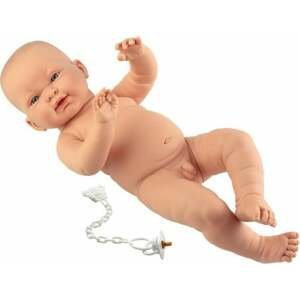 Llorens 45001 NEW BORN CHLAPEK - realistické miminko s celovinylovým tělem