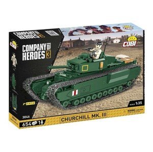 Cobi COH Churchill Mk. III, 1:35, 640k, 1f