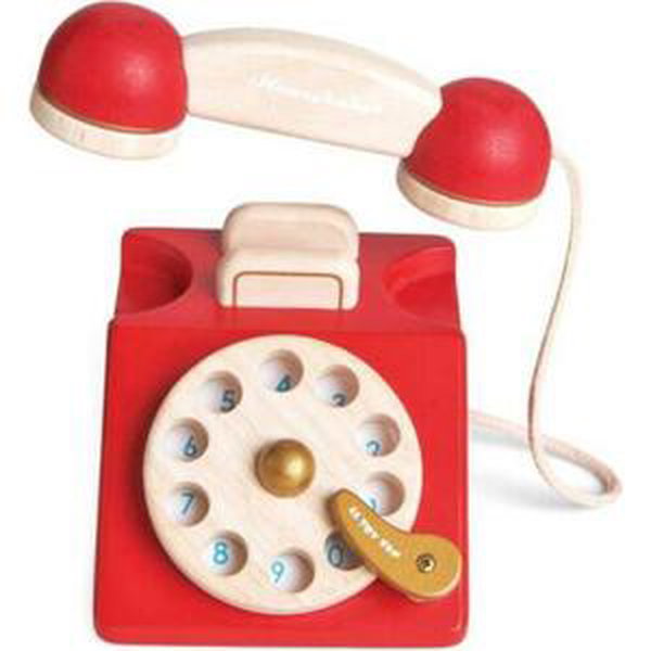 Retro dřevěný telefon