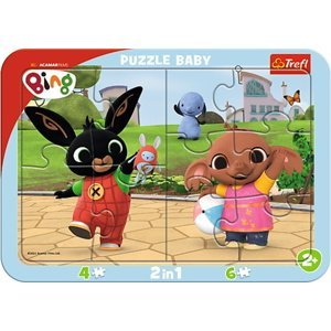 Trefl Baby puzzle s rámečkem - Bing