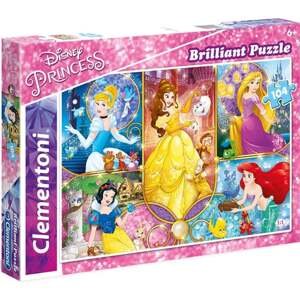 Clementoni - Puzzle Briliant 104 Princezny