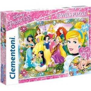 Clementoni - Puzzle Jewels 104 Princezny