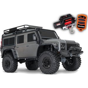 Traxxas TRX-4 Land Rover Defender 1:10 RTR s navijákem šedý