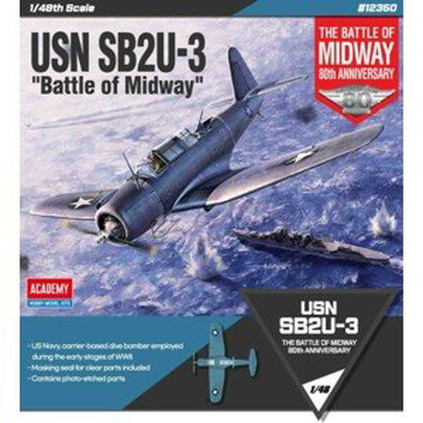 Model Kit letadlo 12350 - USN SB2U-3 "Battle of Midway" (1:48)