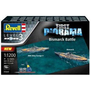 Gift-Set lodě 05668 - Bismarck Battle (1:1200)