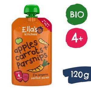 Ella's Kitchen BIO Mrkev, jablko a pastinák (120 g)