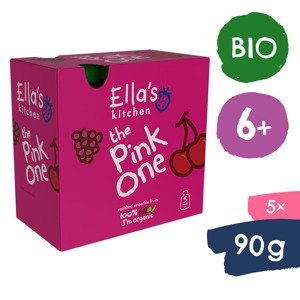 Ella's Kitchen BIO PINK ONE ovocné smoothie s dračím ovocem (5x90g)