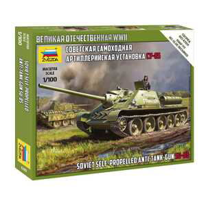 Model kit military 6289 - Su-85 (Snap Fit) (1:100)