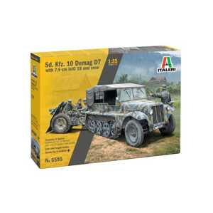 Model Kit military 6595 - Sd. Kfz. 10 Demag with Le. IG18 and Crew (1:35)