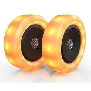 BERG Nexo Wheels 120 x 40mm Lights Orange