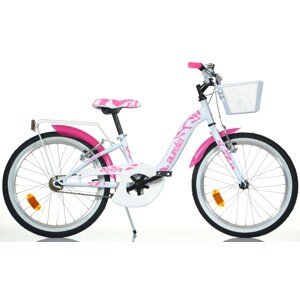 DINO Bikes - Dětské kolo 20" 204R-05S - Girl white/ pink