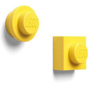 LEGO magnetky, set 2 ks žlutá