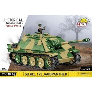 Cobi II WW Jagdpanther Sd. Kfz. 173, 1:28, 950 k, 1 f