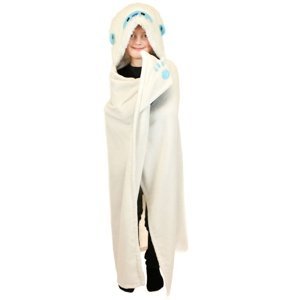 Cozy Noxxiez BL821 Yetti - hřejivá deka s kapucí se zvířátkem a tlapkovými kapsami
