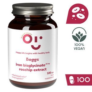 Beggs Iron bisglycinate 20 mg, rosehip extract (100 tobolek)