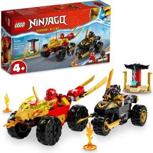 LEGO® NINJAGO® 71789 Kai a Ras v souboji auta s motorkou