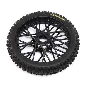 Losi kolo s pneu Dunlop MX53 přední, disk černý: PM-MX